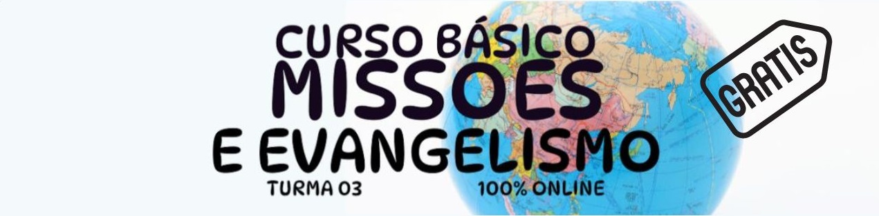 Banner do Curso de Missões